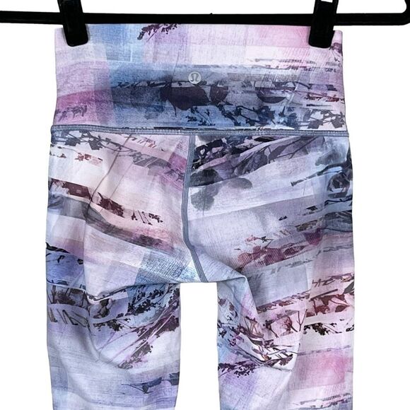 Lululemon Wunder Under High-Rise 7/8 Tight Sz 4 Pink Purple - Picture 7 of 8